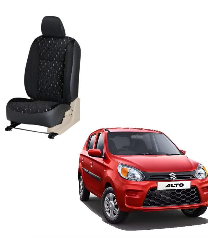 Maruti Suzuki Alto 800 Diamond Series 3D Custom Nappa Leather Car Seat Covers