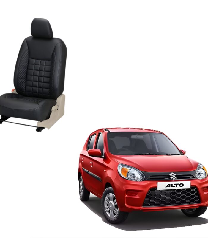 Maruti Suzuki Alto 800 Prism Series 3D Custom Nappa Leather Car Seat Covers