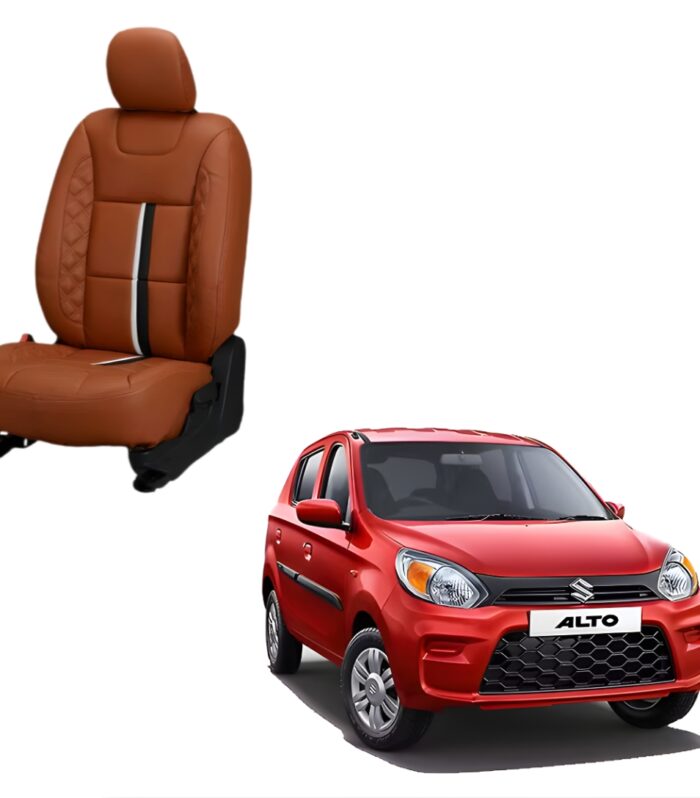 Maruti Suzuki Alto 800 Trace Series 3D Custom Nappa Leather Car Seat Covers