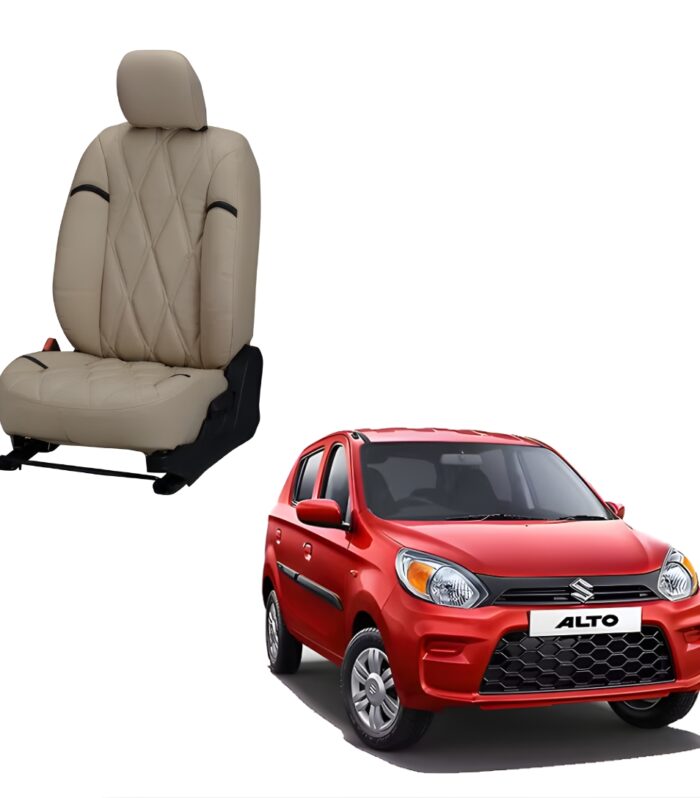 Maruti Suzuki Alto 800 Kite Series 3D Custom Nappa Leather Car Seat Covers