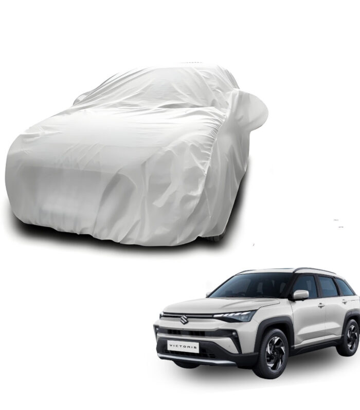 Car Body Cover For Maruti Suzuki Victoris Silver