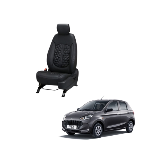 Maruti Suzuki Alto K10 Racing Series 3D Custom Art Leather Car Seat Covers