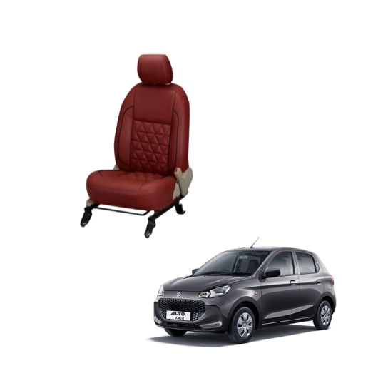 Maruti Suzuki Alto K10 Diamond Series 3D Custom Nappa Leather Car Seat Covers