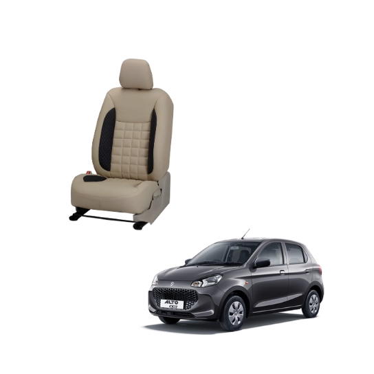 Maruti Suzuki Alto K10 Prism Series 3D Custom Nappa Leather Car Seat Covers