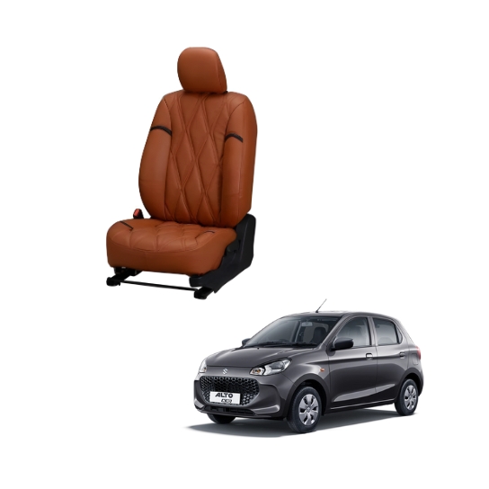 Maruti Suzuki Alto K10 Kite Series 3D Custom Nappa Leather Car Seat Covers