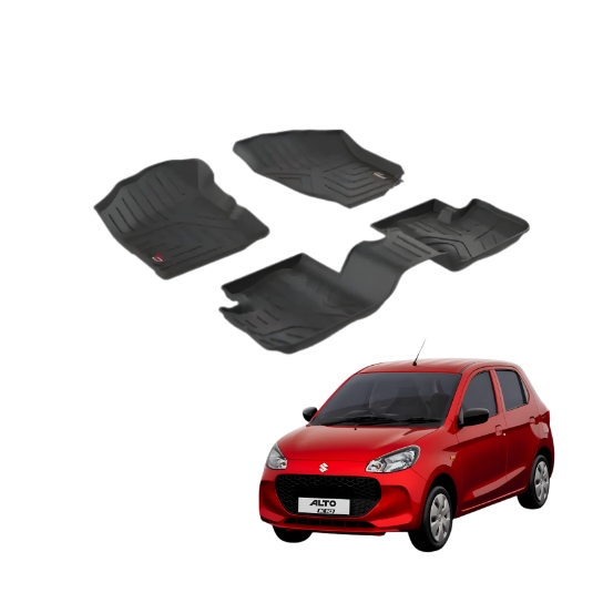 GFX Alto K10 2008-2016 Onwards Lifelong Floor Mats With Set Of 3 Pieces