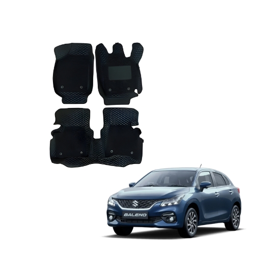 Maruti Suzuki Baleno Illustrious Floor Mats - Black Colour