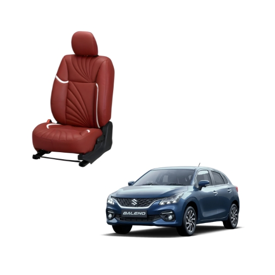 Maruti Suzuki Baleno Dove Series 3D Custom Nappa Leather Car Seat Covers