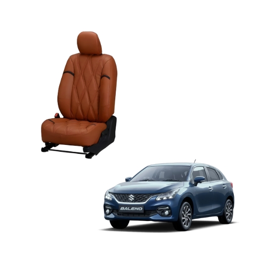 Maruti Suzuki Baleno Kite Series 3D Custom Nappa Leather Car Seat Covers