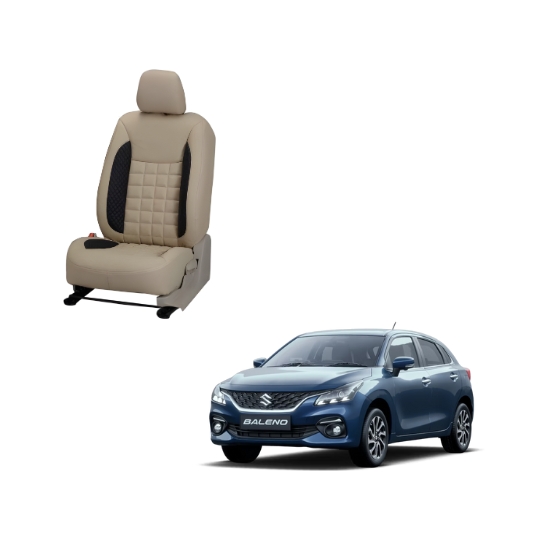 Maruti Suzuki Baleno Prism Series 3D Custom Nappa Leather Car Seat Covers