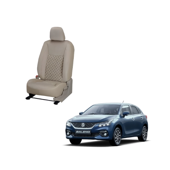 Maruti Suzuki Baleno Velvet Series 3D Custom Art Leather Car Seat Covers